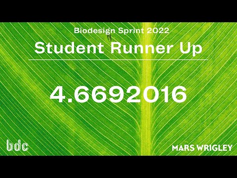 4.6692016 | Biodesign Sprint 2022 [Runner Up, Student]