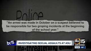 Sex assault reported on ASU's Tempe campus