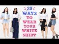20 Ways To Wear Your White Shirt
