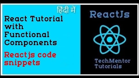 Reactjs code snippets । React.js tutorial in hindi #react #reactjs #javascript