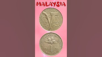 Malaysia 1 Ringgit 1993.#shorts #education #coinnotesz