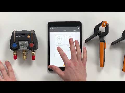 Vorstellung der App-gesteuerten digitalen Monteurhilfe testo 550i
