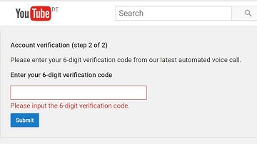 YouTube Account Verification Phone Voice
