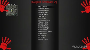 COD 4 PS3 Project Undead v1 Patch Menu | Offline Use Only