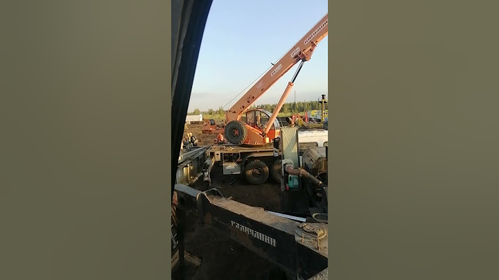 автокран самый плохой момент когда груз нельзя положить на землю.