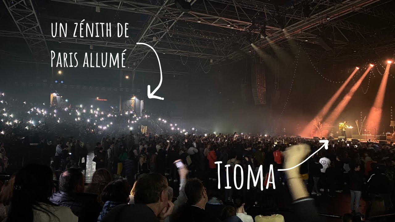 Tioma sur la scène du Zénith de Paris😳
