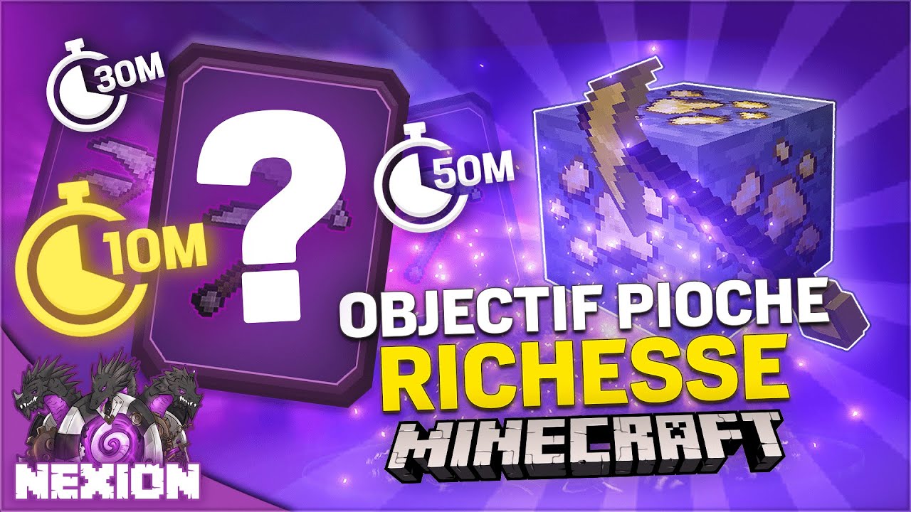 En Combien de temps peut on Craft une Pioche de RICHESSE !! (NEXION - PVP FACTIONS #10)