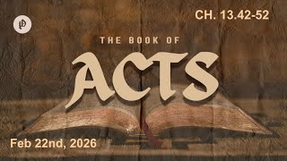 Acts 13:42-52 @ThePardonedChurch 