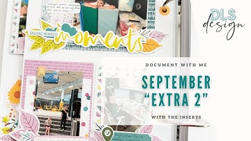 Document With Me | September Extras – Back side of the insert