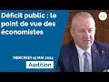 Dficit public  le point de vue des conomistes