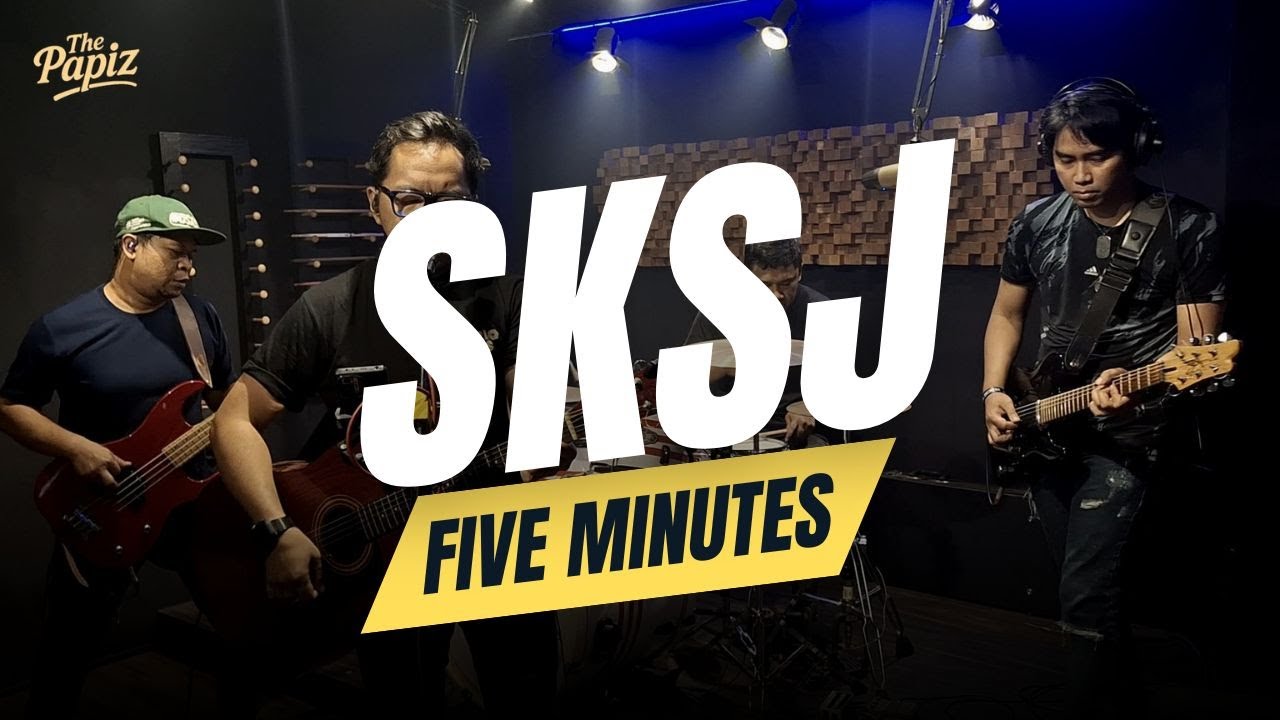 FIVE MINUTES SEMAKIN KUKEJAR SEMAKIN KAU JAUH SKSJ LIVE COVER BY THE PAPIZ