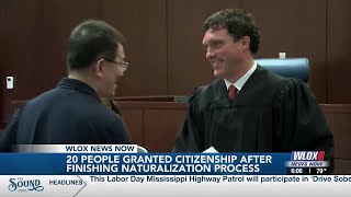 20 new American citizens celebrate with naturalization ceremony
