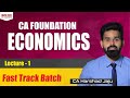 CA Foundation ECO FAST-TRACK  Batch LEC 1 Live  by CA HARSHAD JAJU