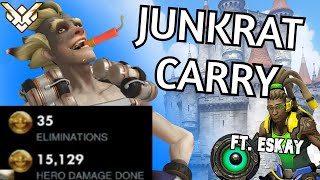 EICHENWALDE JUNKRAT CARRY ft. ESKAY - Stream Highlight - AquamarineOW