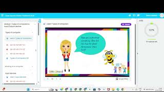 كيفية الوصول إلى المواد الدراسية في منصة Cyber Square LMS | دليل الطالب screenshot 2