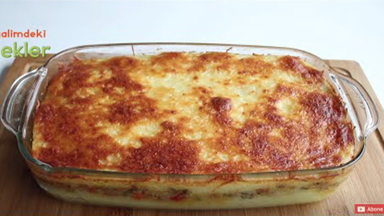 Fırında Kıymalı Patates Püresi Yemeği  – ANA YEMEK TARİFLERİ / İftar için Yemek Tarifi