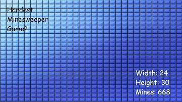 Playing Minesweeper on max custom settings (668 Mines!)