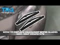 How to Replace Headlight Wiper Blades 2001-2007 Volvo V70