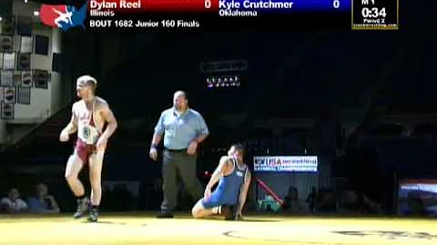 Junior Greco-Roman Finals 160 pounds - Dylan Reel ...