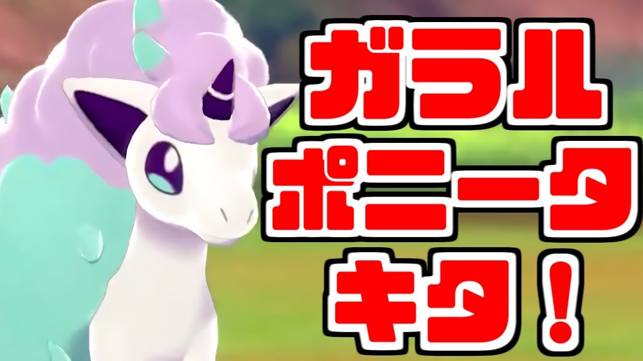 ポケモン剣盾 ガラルのすがたポニータのタイプが意外過ぎた Youtube