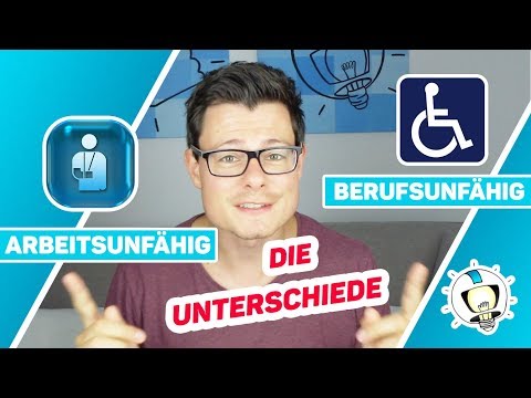 Video: Wofür steht arbeitsunfähig?