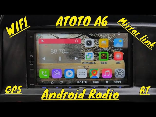 ATOTO A6 7inch Dppel-DIN Android Car Stereo