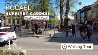 4K İzmit Hürriyet Caddesi Yürüyüş Turu | Turkey Walk 2023