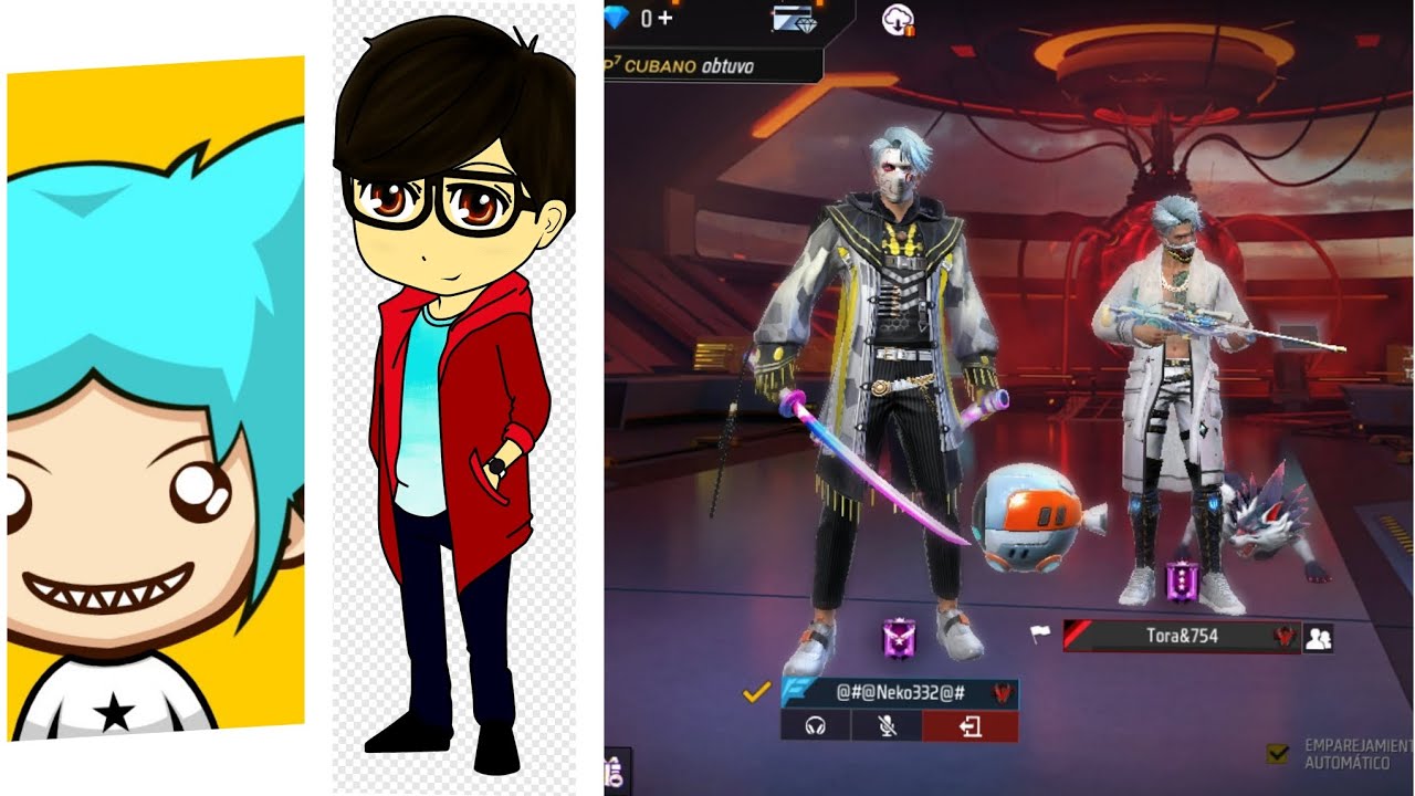 Free fire con tora hacia la victoria blanca (Con la ropa blanco))