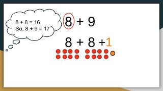 Using Doubles Fact to Solve Near Doubles Facts