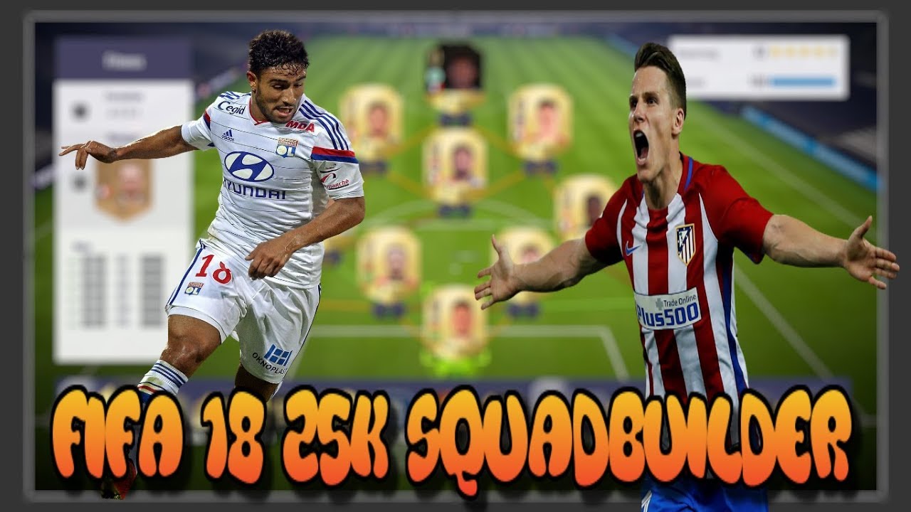 FIFA 18 25K NLW SQUADBUILDER - Das perfekte Fitnessteam