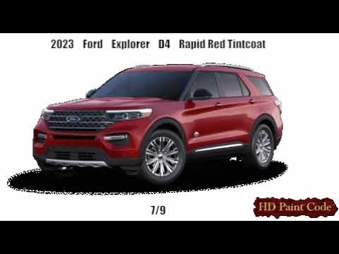 Ford Electric Blue Paint Code
