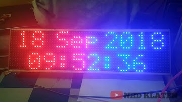 Arduino DMD P10 JADWAL SHOLAT