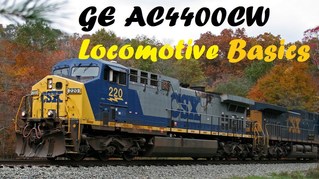 GE AC4400CW Locomotive Training - YouTube