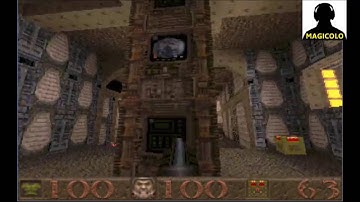 QUAKE 1 original version DOS 1996 gameplay