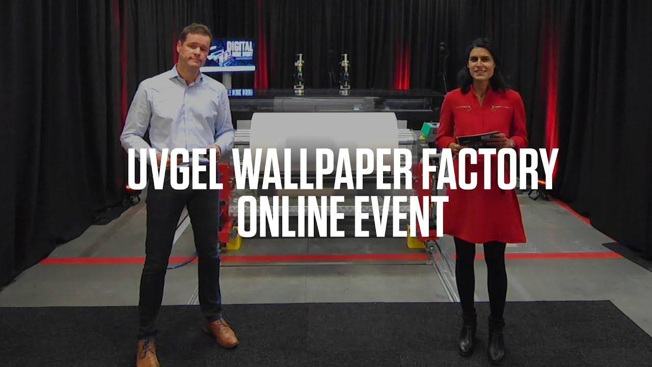 UVgel Wallpaper Factory event registration - digital wallpaper printing done right