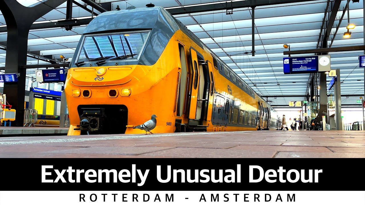 🇳🇱 This Train Only Existed This Weekend! CABVIEW Rotterdam - Amsterdam 17/1/2026