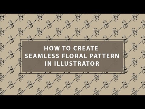 How to Create Floral Seamless Pattern in Illustrator CS6