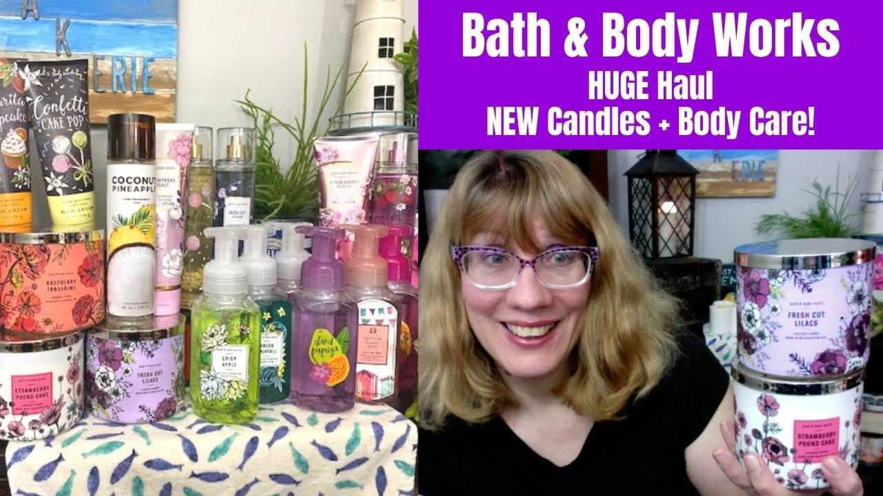 Bath & Body Works HUGE Haul NEW Candles + Body Care! - YouTube