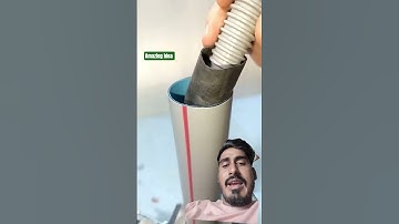 how to connect washing machine hose to outer pipe #experiment #asmr #diy #exeperiment #drain