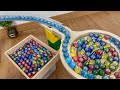 マーブルラン ASMR ☆ スケルトンパイプ & ボーネルンド ツイスト & HABAウェーブスロープ