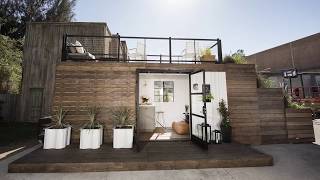 Container Home Built Before Your Eyes