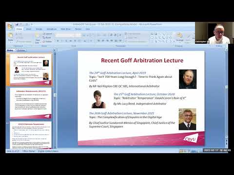 CityU Master of Laws in Arbitration and Dispute Resolution Info Session 2022