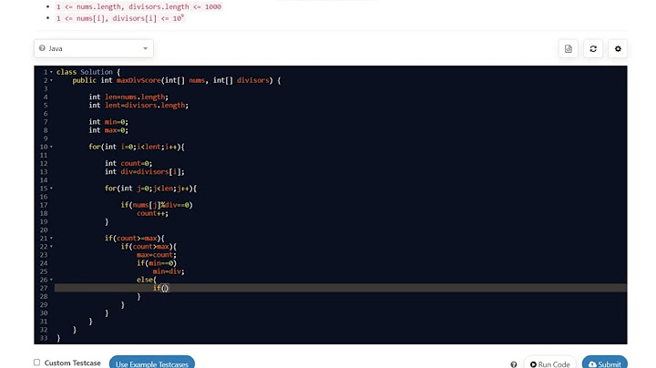 6350. Find the Maximum Divisibility Score | Leetcode Weekly Contest 341 | Solution In Comment | JAVA