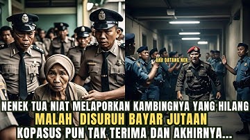 KISAH VIRAL!! POLISI KENA APES !  NENEK YANG DIREMEHKAN DIKANTOR POLISI  ,TERNYATA CUCU NYA KOPASUS