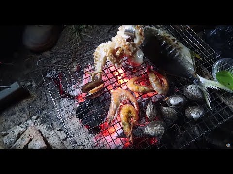 Cắm Trại Đêm - nướng hải sản - đốt lửa trại trên núi Hòn Bồ | Kinh Nghiệm Du Lịch Đà Lạt