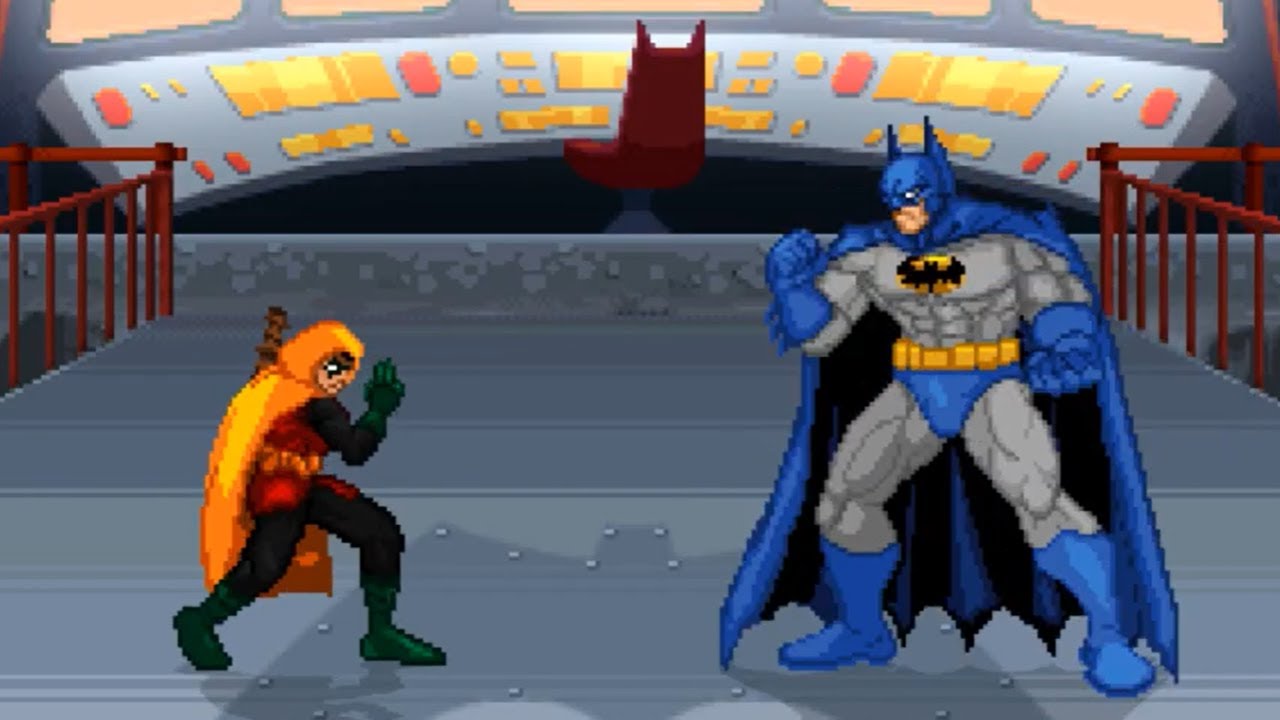 MUGEN Battle Showcase: Damian Wayne Vs Batman - YouTube