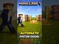 Minecraft automatic door in mobile #viralvideo