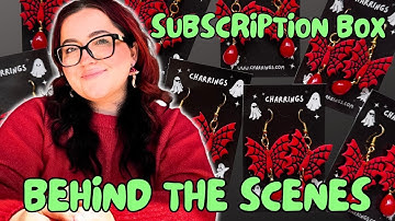 Behind the Scenes - Making Halloween Subscription Boxes!