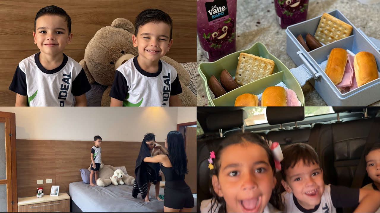 ROTINA COM 3 CRIANÇAS | - YouTube