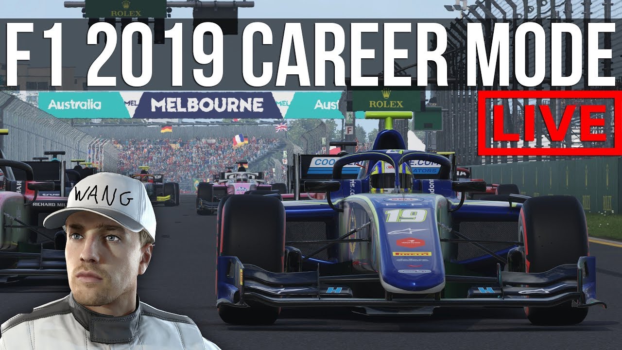 F1 2019 - Starting Our New 100% Career Mode | WANGLEBORK RETURNS